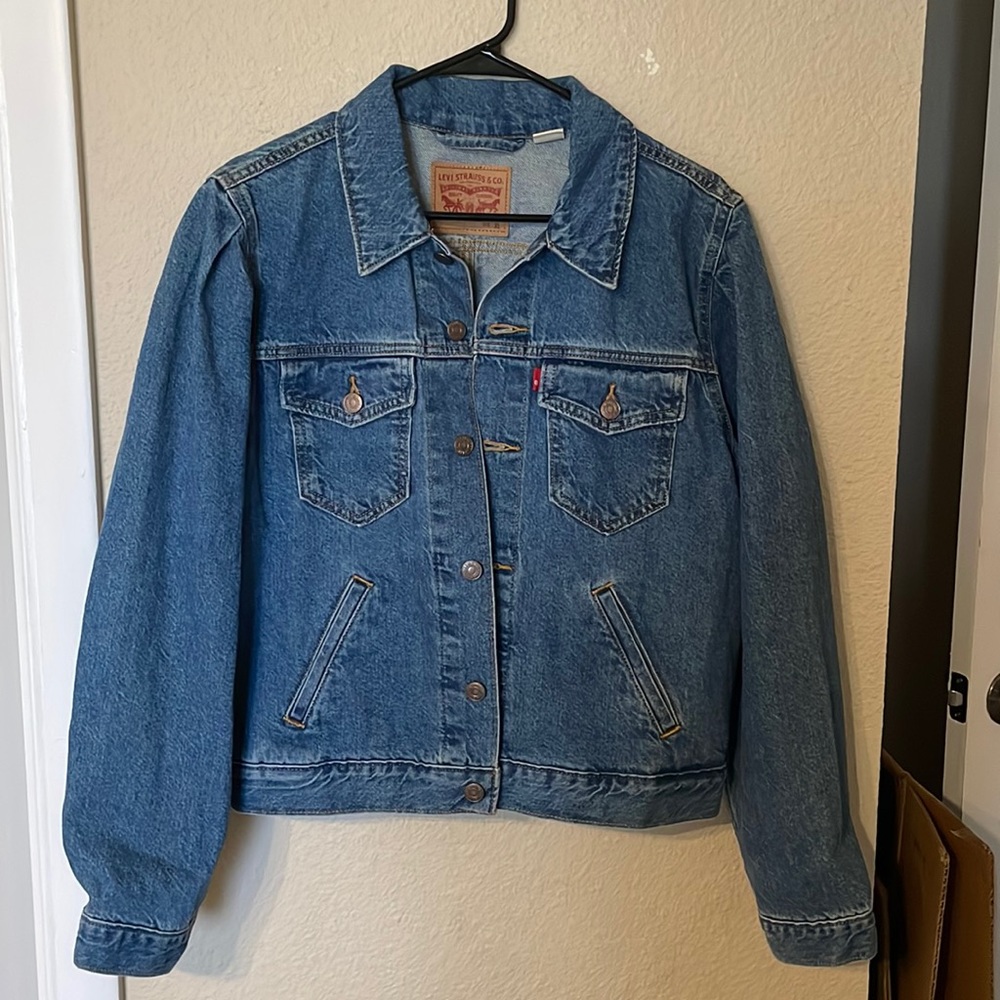 Levi’s Original Puff Sleeve Trucker Jean Jacket